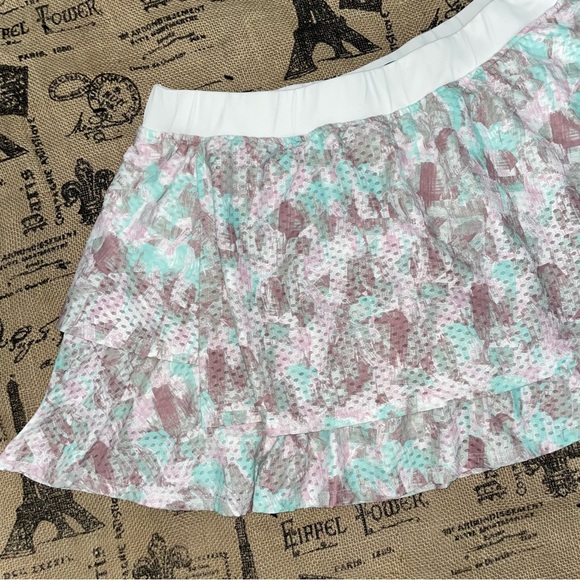 Lija Layer White/Multi Golf Skort - Picture 4 of 15